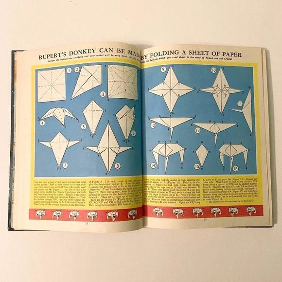 Vintage 1960 Rupert The Daily Express Annual and Magic Painting Pictures Book HC - Picture 10 of 16